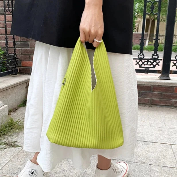 Pleats Bag | Cream