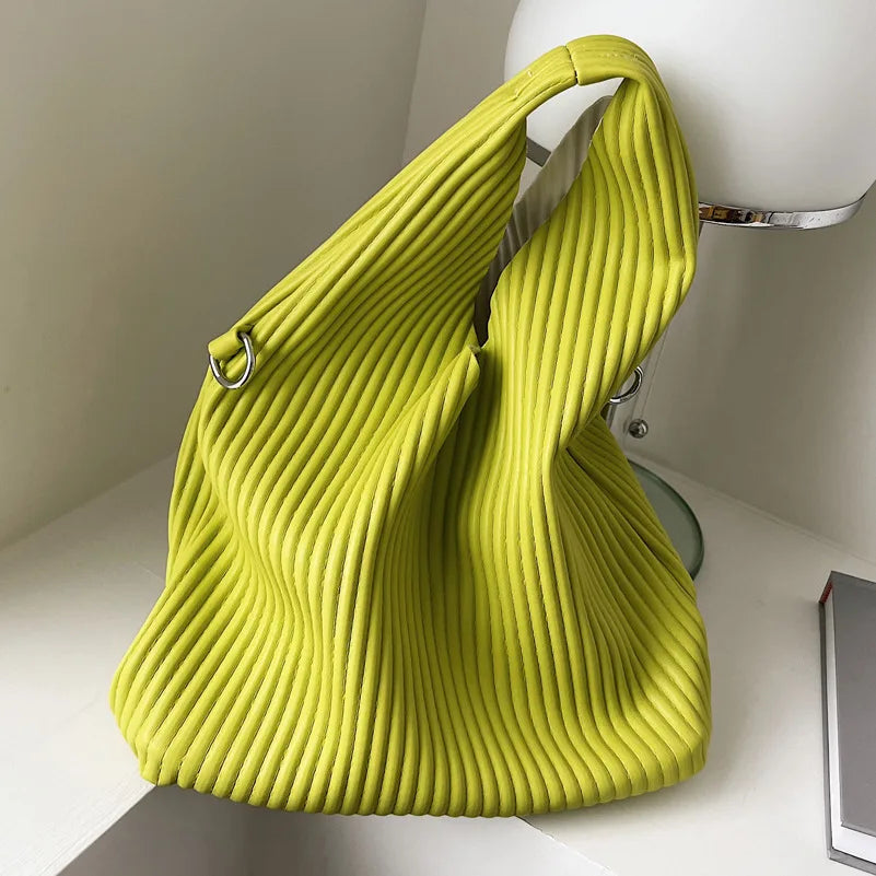 Pleats Bag | Cream